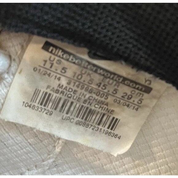 Nike Air Foamposite One Concord Size 11.5 Penny Hardaway 2014 314996-005 *CLEAN* - Picture 12 of 12